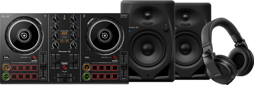 Pioneer DJ DDJ-200 + Pioneer DJ HDJ-X5 Black + Pioneer DJ DM-50D-BT Black Main Image