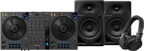 Pioneer DJ DDJ-FLX6 + Pioneer DJ HDJ-CUE1 + Pioneer DJ DM-40D Schwarz Main Image