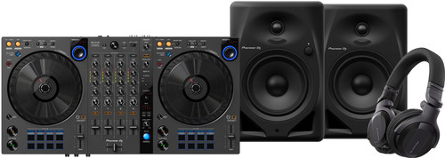 Pioneer DJ DDJ-FLX6 + Pioneer DJ HDJ-CUE1 + Pioneer DJ DM-50D Black Main Image