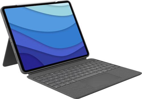 Logitech Combo Touch iPad Pro 12,9 Zoll (2022/2021/2020) Tastaturhülle QWERTZ Grau Main Image