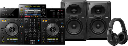 Pioneer DJ XDJ-RR + Pioneer DJ HDJ-X5 Schwarz + Pioneer VM50 (Paar) Main Image