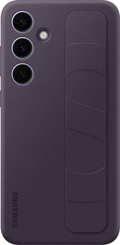 Samsung Galaxy S24 Plus Standing Grip Backcover Dunkelviolett Main Image