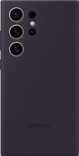 Samsung Galaxy S24 Ultra Silicone Back Cover Dark Purple Main Image