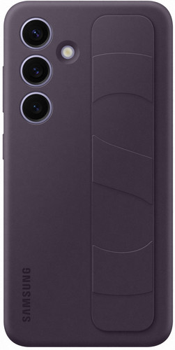 Samsung Galaxy S24 Standing Grip Backcover Dunkelviolett Main Image