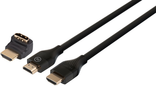 BlueBuilt HDMI-Kabel 4K 60Hz Nylon 5 Meter + 90-Grad-Adapter Main Image