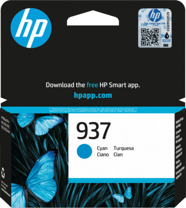 HP 937 Cartridge Cyan Main Image