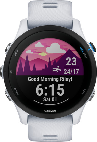 Garmin Forerunner 255 Music White Main Image