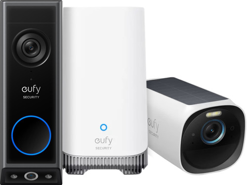 eufyCam 3 + eufy Video Doorbell E340 + HomeBase 3 Main Image