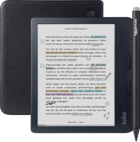 Kobo Libra Colour Schwarz + Kobo Stylus 2 Main Image