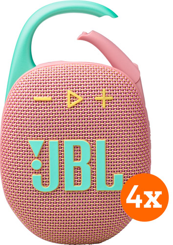 JBL Clip 5 Rosa 4er-Pack Main Image