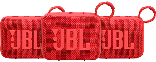 JBL Go 4 Red 3-pack Main Image