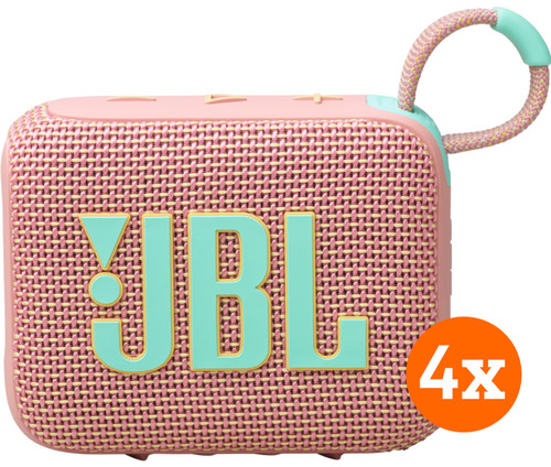 JBL Go 4 Pink 4-pack Main Image