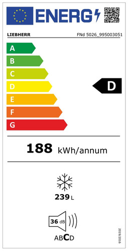 Liebherr FNd 5026-22 energielabel