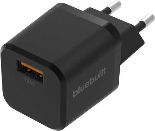 BlueBuilt Quick-Charge-Ladegerät mit USB-A-Anschluss 18 W Schwarz Main Image