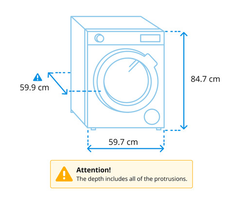 AEG LWR7S65690 - 9/5kg visual Coolblue 1