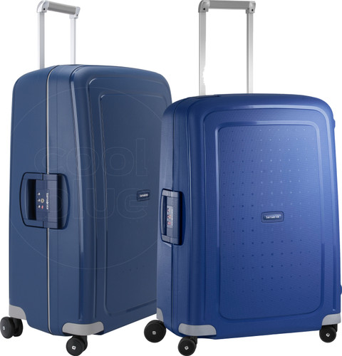 Samsonite S'Cure Spinner 69 + 75 cm Dark Blue Kofferset Main Image