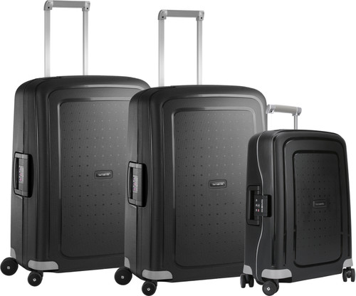 Samsonite S'Cure Spinner 69 + 55 + 69 cm Black Kofferset Main Image