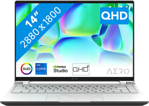 GIGABYTE AERO 14 OLED - 14 inches - Intel Core i7 - 16GB RAM/512GB SSD - RTX4050 Main Image