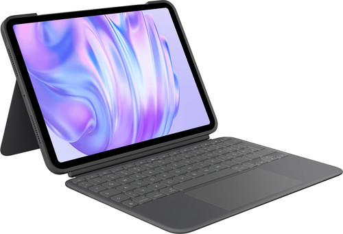 Logitech Combo Touch Apple iPad Pro 11 Zoll (2024) Tastaturhülle QWERTZ Grau Main Image