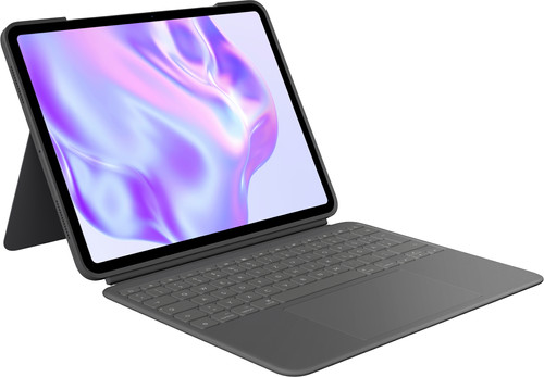 Logitech Combo Touch Apple iPad Pro 13 Zoll (2024) Tastaturhülle QWERTZ Grau Main Image