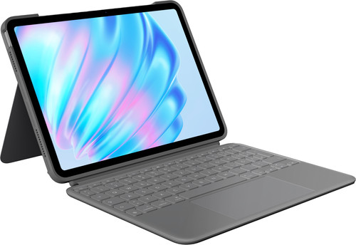 Logitech Combo Touch Apple iPad Air 11 Zoll (2024) Tastaturhülle QWERTZ Grau Main Image