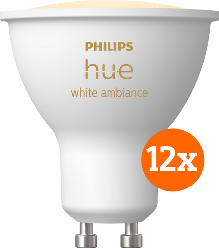 Philips Hue White Ambiance GU10 12er-Pack Main Image