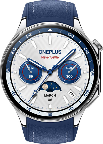 OnePlus Watch 2 Silber/Blau Main Image