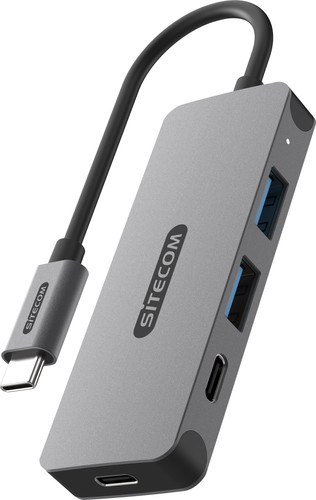 Sitecom USB-C to USB-A/USB-C 10Gbps Hub Main Image