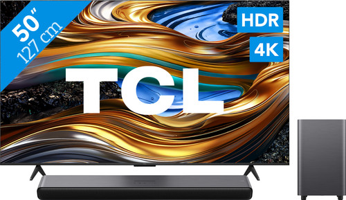 TCL 4K LED 50P71B (2024) + Soundbar Main Image