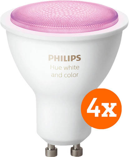 Philips Hue White & Color GU10 4er-Pack Main Image