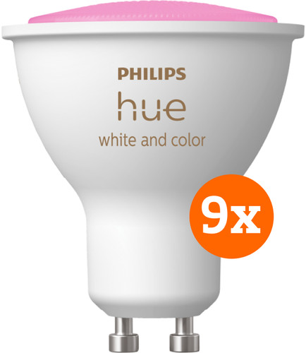 Philips Hue White & Color GU10 9er-Pack Main Image