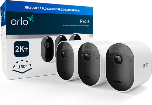 Arlo Pro 5 2K+ Security Camera 3-pack Main Image