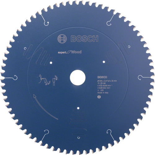 Bosch Circular Saw Blade Expert for Wood, 305x30x2.4mm, 72T Main Image