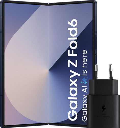 Samsung Galaxy Z Fold6 512GB Blau 5G + Samsung Ladegerät 25 W Schwarz Main Image