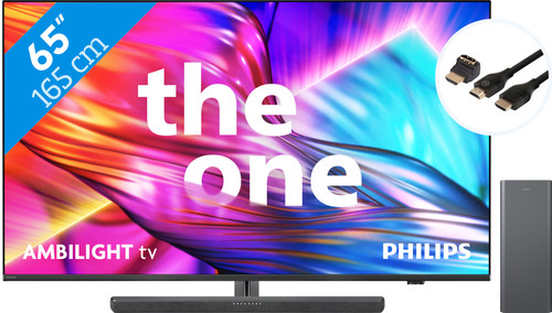 Philips The One 65PUS8909 - Ambilight (2024) + Soundbar + HDMI-Kabel Main Image