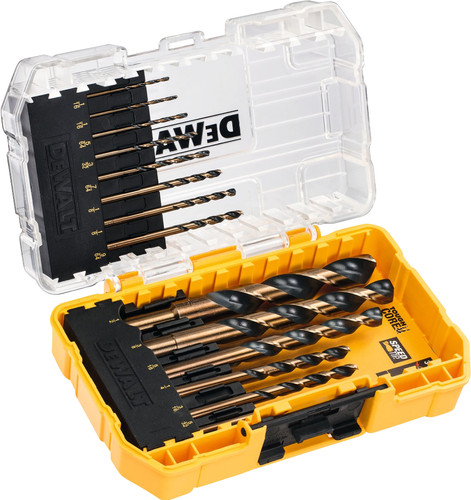 DeWalt 14-teiliges Black & Gold Metallbohrer-Set Tough Case Main Image