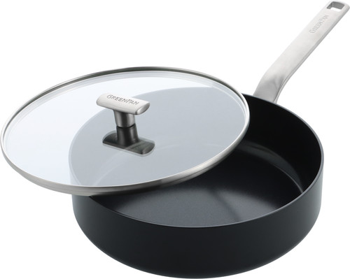 GreenPan Evolution Schmorpfanne mit Deckel 26 cm Schwarz Main Image