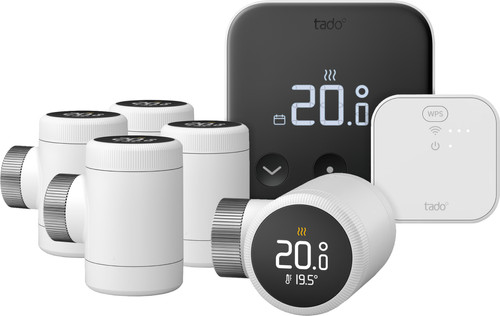 Tado Smart-Thermostatkopf X - Starterpaket 5er-Pack + Temperatursensor X Main Image