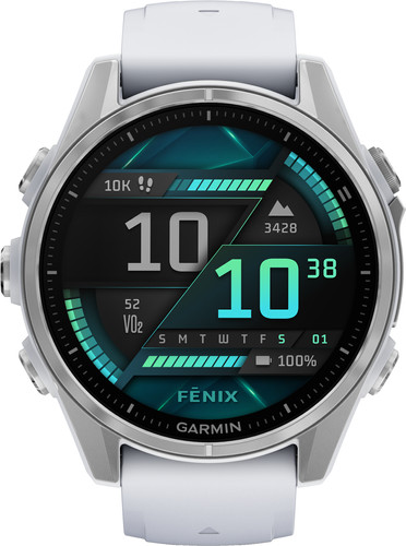 Garmin Fenix 8 Silver/White 43mm Main Image