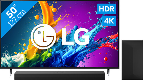 LG 50QNED80T6A (2024) + LG DS60T Main Image