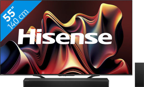 Hisense Mini-LED 55U7NQ (2024) + Hisense HS2100 Main Image