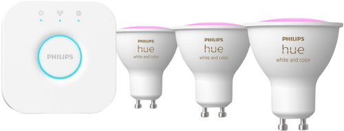 Philips Hue GU10 3-pack + Bridge Starter Kit Main Image