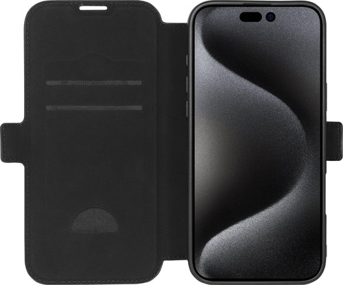 BlueBuilt Apple iPhone 16 Pro Max Book Case Leder Schwarz Main Image