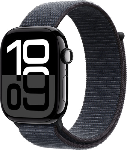 Apple Watch Series 10 46 mm Schwarz Sport Loop Main Image