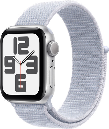 Apple Watch SE 2024 40mm Silver Sport Watch Strap Main Image