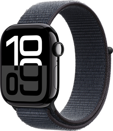 Apple Watch Series 10 42 mm Schwarz Sport Loop Main Image