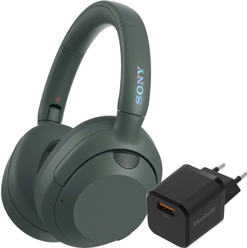 Sony ULT Wear Grün + BlueBuilt Quick-Charge-Ladegerät mit USB-A-Port 18 W Schwarz Main Image