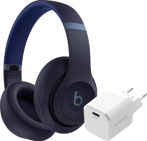 Beats Studio Pro Weiß + BlueBuilt Power-Delivery-Ladegerät mit USB-C-Port 20 W Weiß Main Image