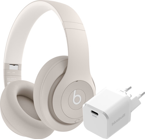 Beats Studio Pro Creme + BlueBuilt Power-Delivery-Ladegerät mit USB-C-Port 20 W Weiß Main Image