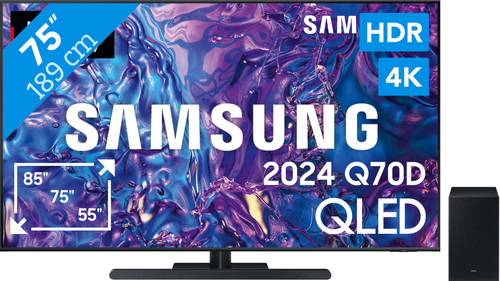 Samsung GQ75Q70D + Samsung HW-S710GD/ZG Main Image